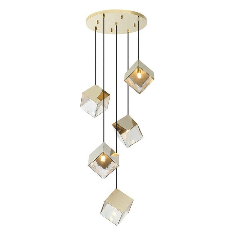 Cube 5-Light 19.9" Chandelier