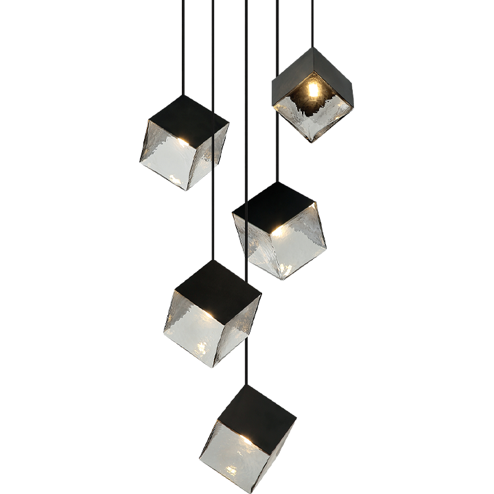 Cube 5-Light 19.9" Chandelier