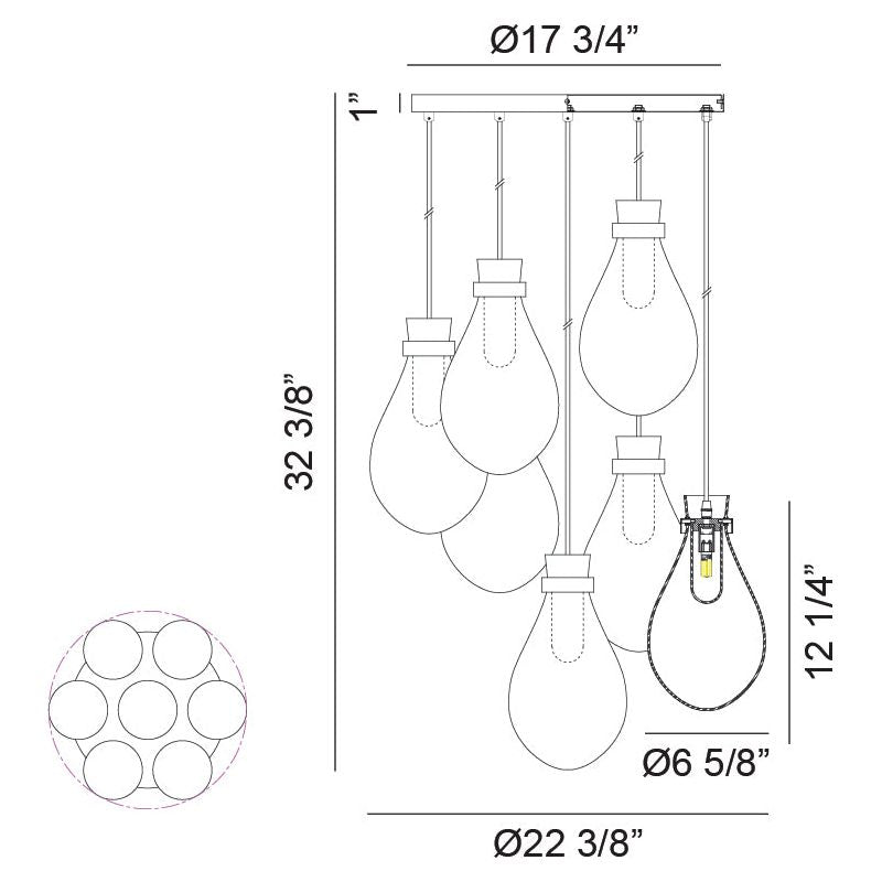 Seranna 7-Light Pendant