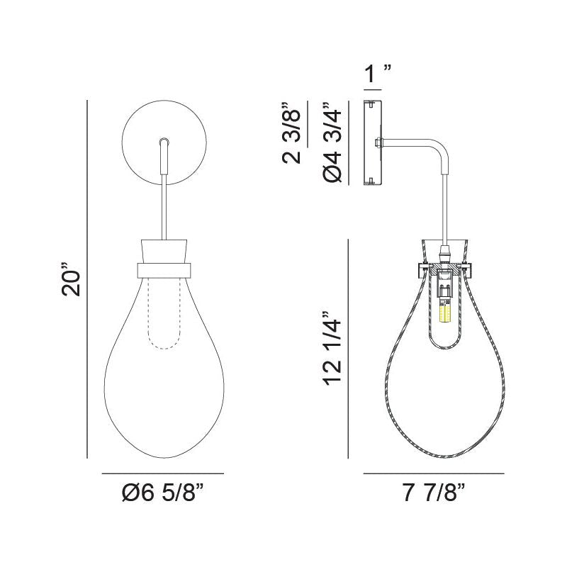 Seranna 1-Light Wall Sconce