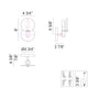 Cloudburst 1-Light Wall Sconce