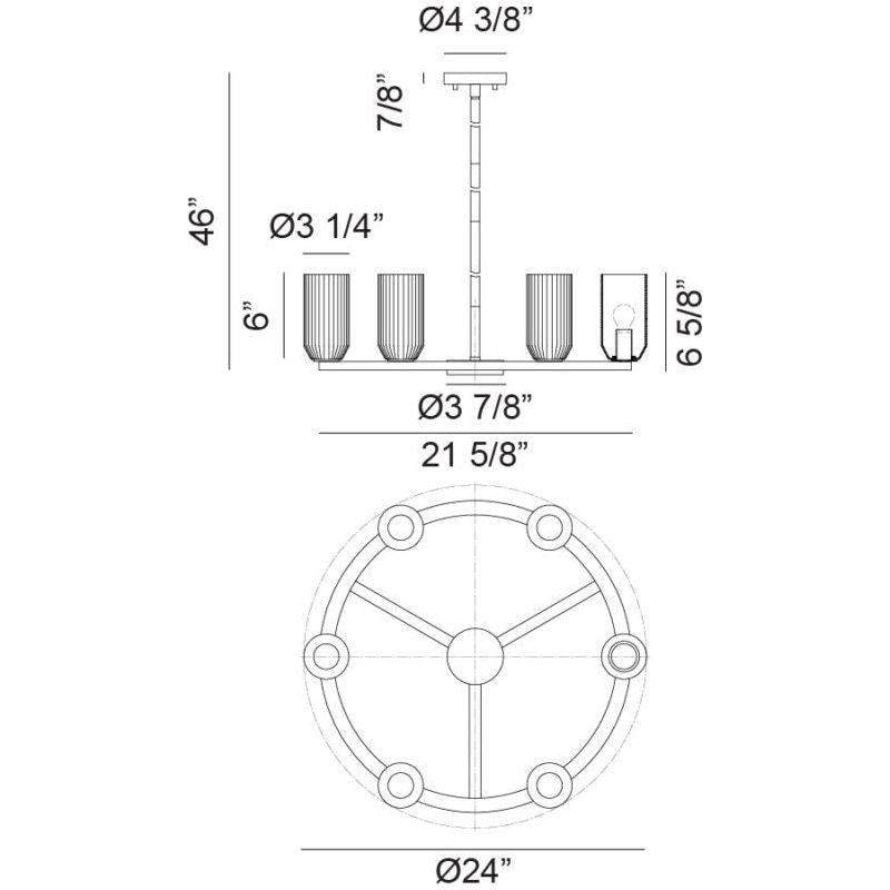 Westlock 6-Light Pendant