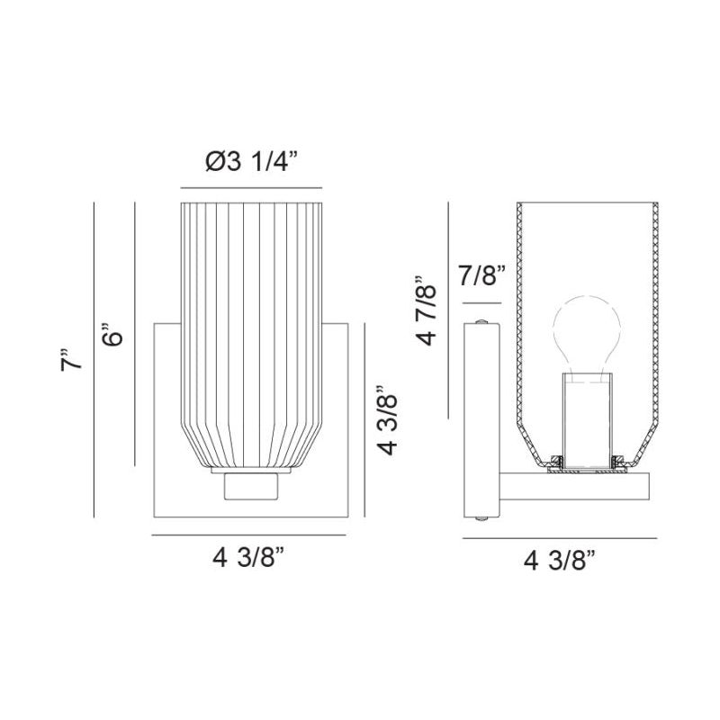 Westlock 1-Light Wall Sconce