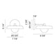 Creston 1-Light Wall Sconce