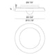 Creston 1-Light Ceiling Mount