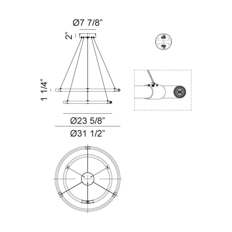 Inkara 2-Light Pendant