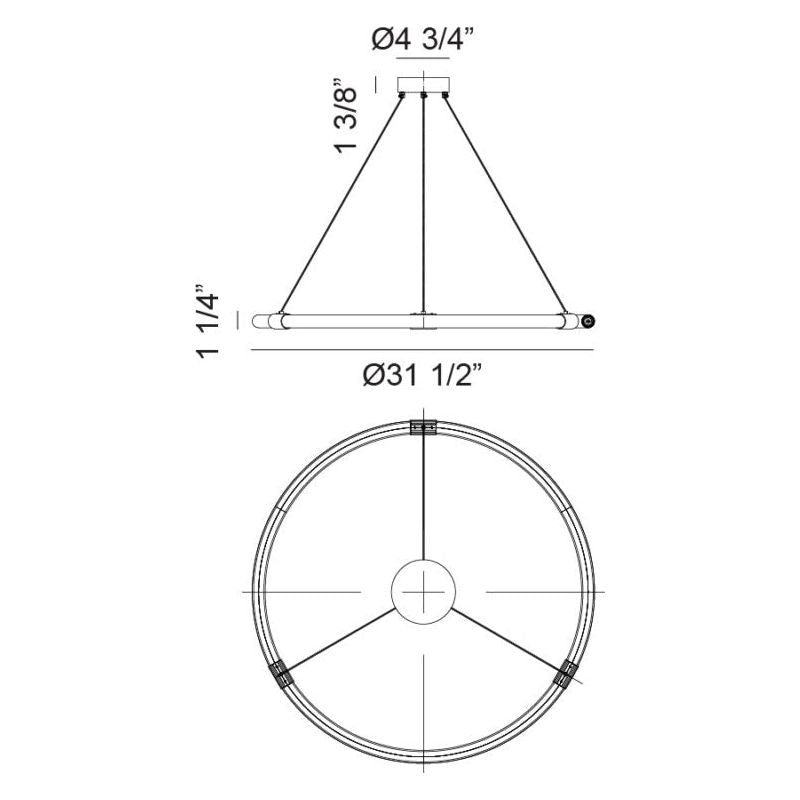 Inkara 1-Light Pendant