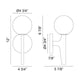 Scriben 1-Light Wall Sconce