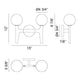 Scriben 2-Light Wall Sconce