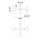 Scriben 4-Light Ceiling Mount