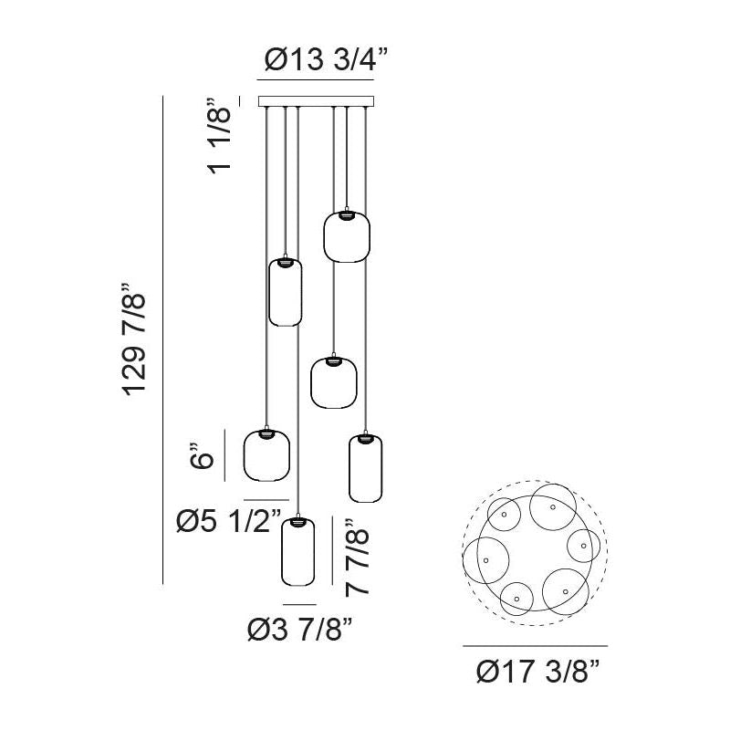 Refrax 6-Light Pendant