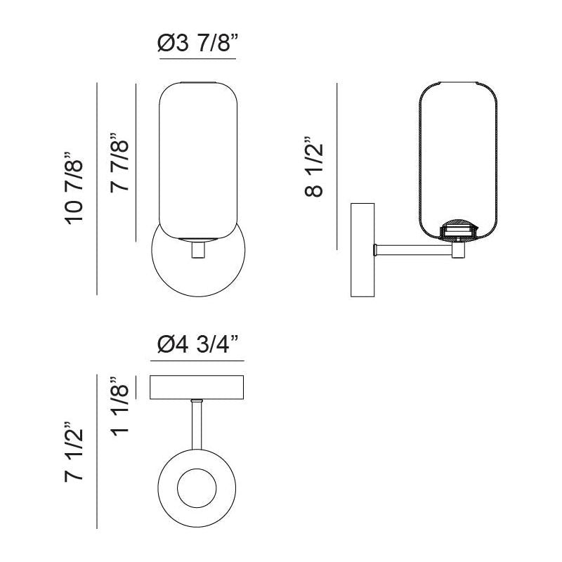 Refrax 1-Light Wall Sconce