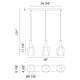 Jericho 28" 3-Light Pendant