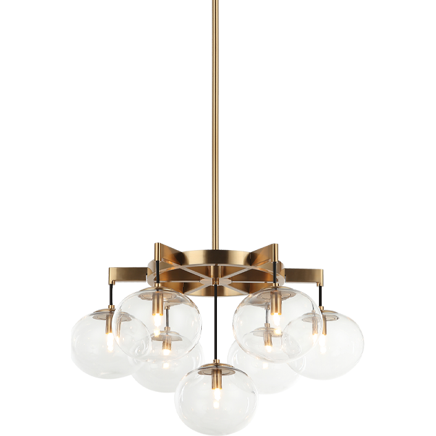 Bulbus 24" 7-Light Chandelier