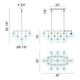 Bulbus 46" 19-Light Chandelier
