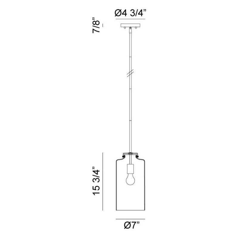 Menton 1-Light Pendant