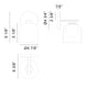 Derbishone 1-Light Wall Sconce
