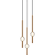 Windchimer 3-Light 11" Chandelier