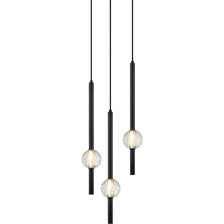 Windchimer 3-Light 11" Chandelier