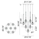 Windchimer 7-Light 17.7" Chandelier