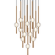 Windchimer 12-Light 22" Chandelier
