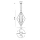 Diamant 3-Light Pendant