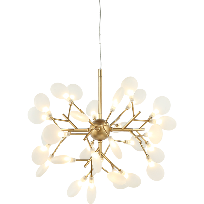 Hydragea Bloom 24-Light 24" Chandelier