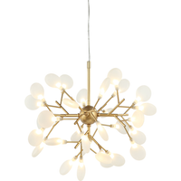 Hydragea Bloom 24-Light 24" Chandelier