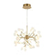 Hydragea Bloom 24-Light 24" Chandelier