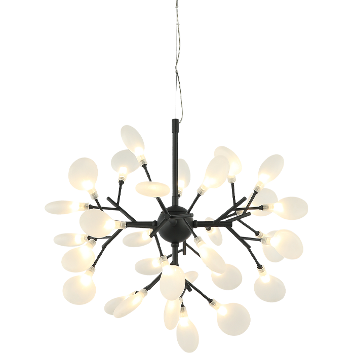 Hydragea Bloom 24-Light 24" Chandelier