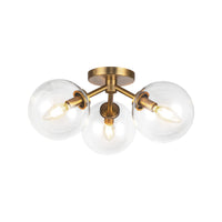 Cassia 17" 3-Light Semi Flush Mount