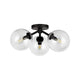 Cassia 3-Light 17" Semi Flush Mount