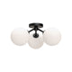 Cassia 3-Light 17" Semi Flush Mount