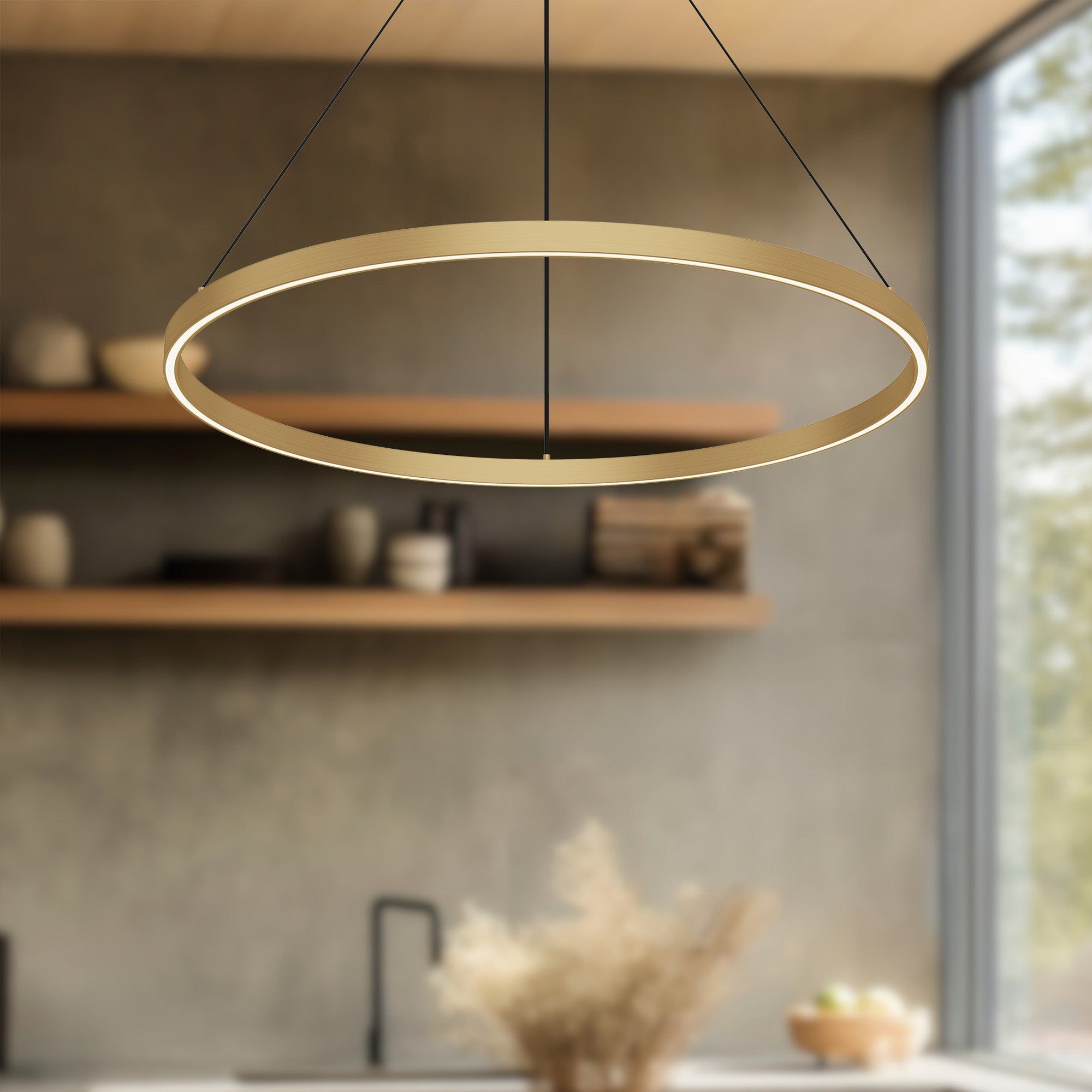 Cerchio 32" LED Pendant