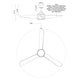 Thalia 54" Ceiling Fan