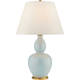 Yue Double Gourd Table Lamp with Linen Shade