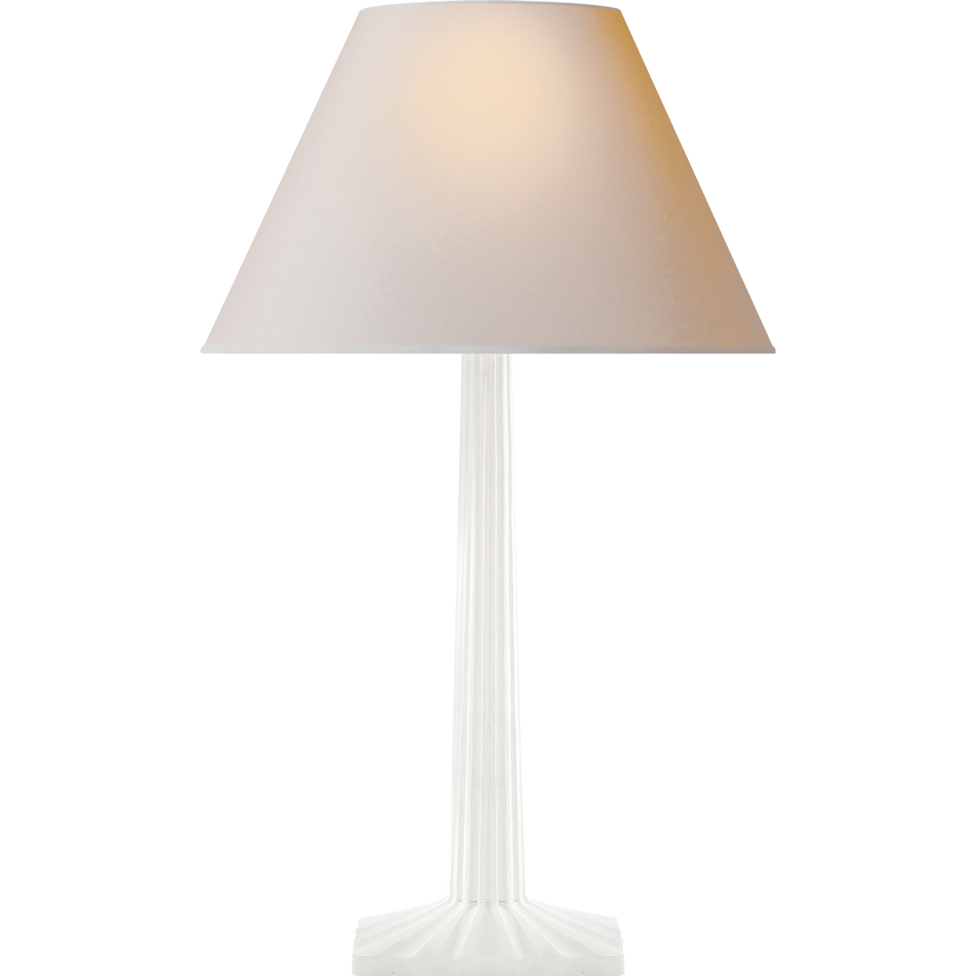 Strie Fluted Column Table Lamp