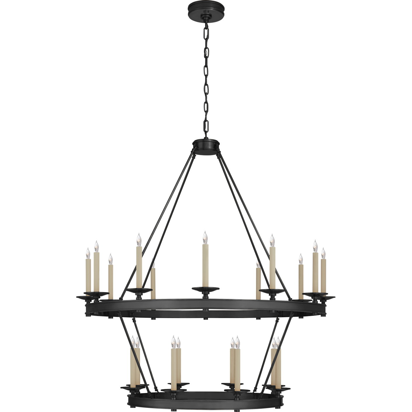 Launceton Large Two Tiered Chandelier