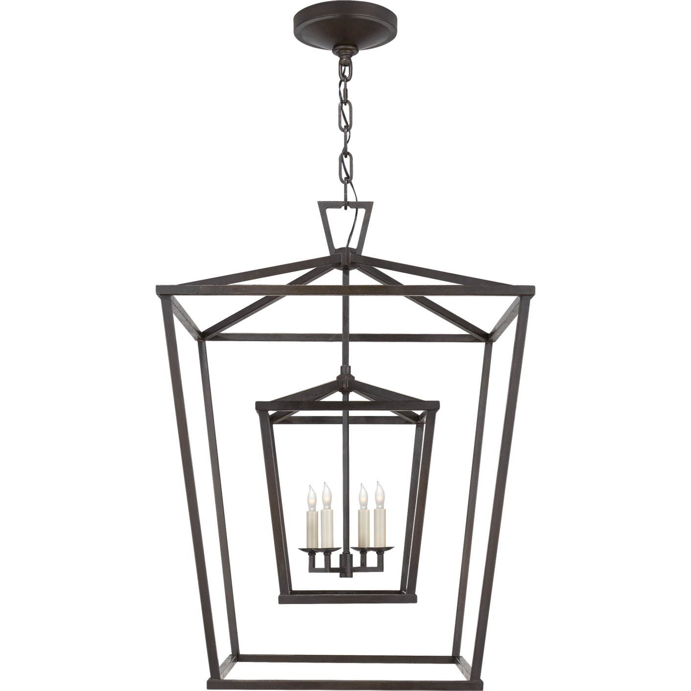 Darlana Large Double Cage Lantern