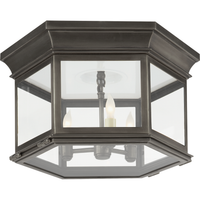 Club Large Hexagonal Flush Mount