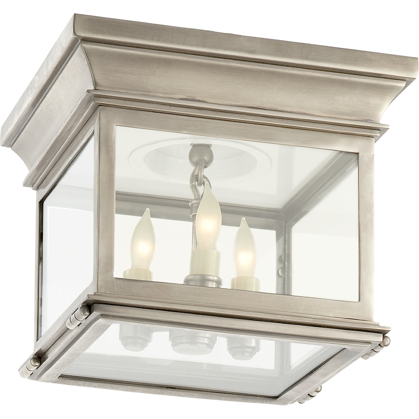 Club Small Square Flush Mount