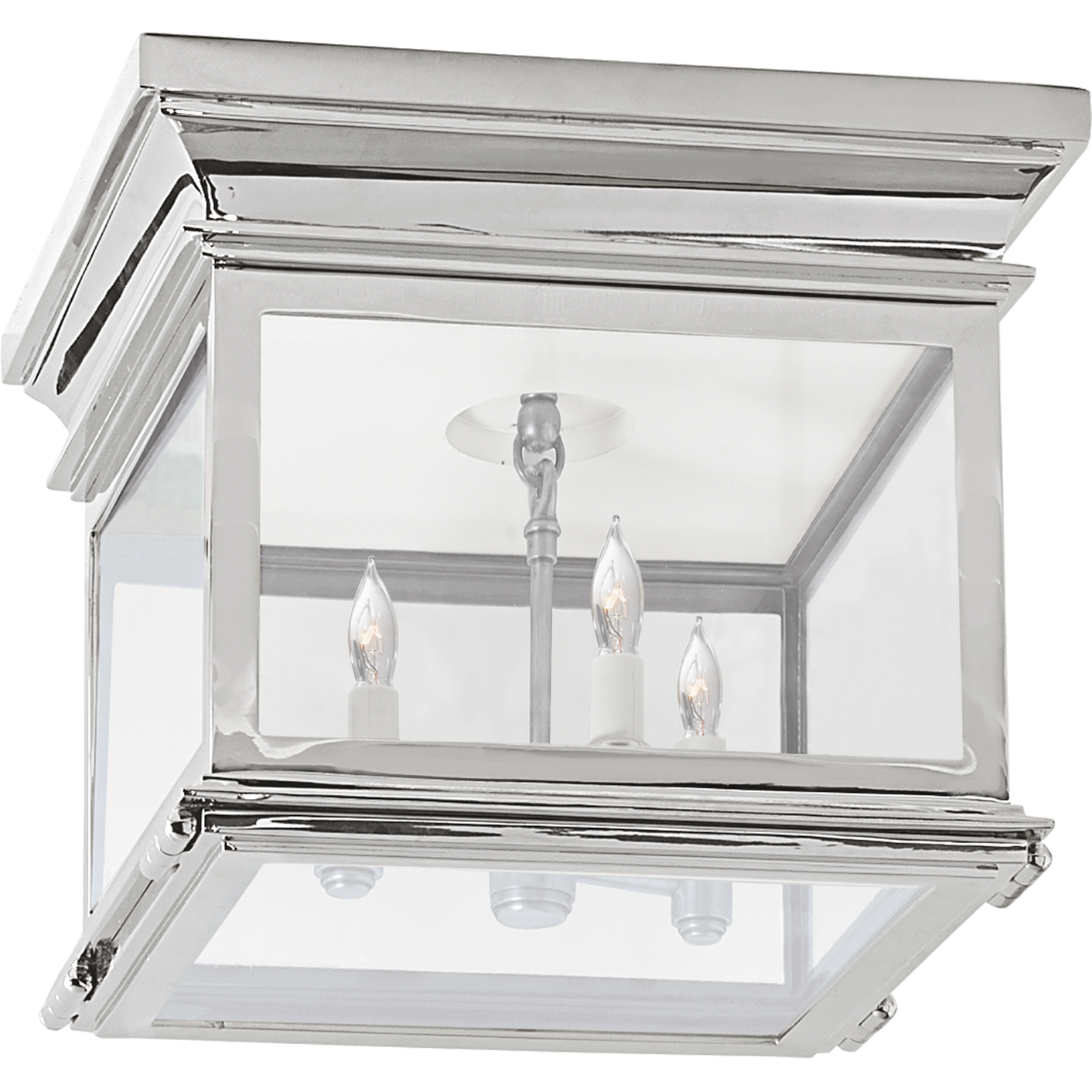 Club Small Square Flush Mount