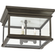 Club Large Square Flush Mount