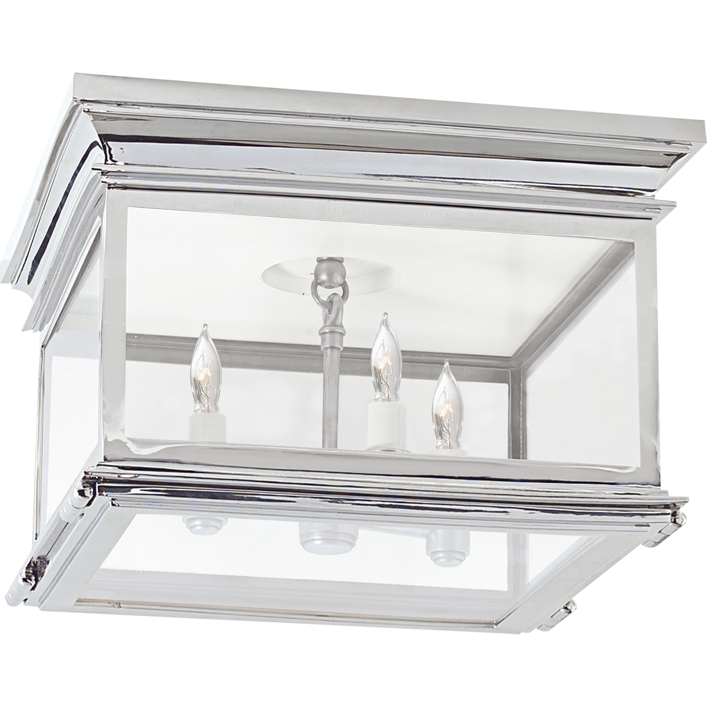 Club Large Square Flush Mount