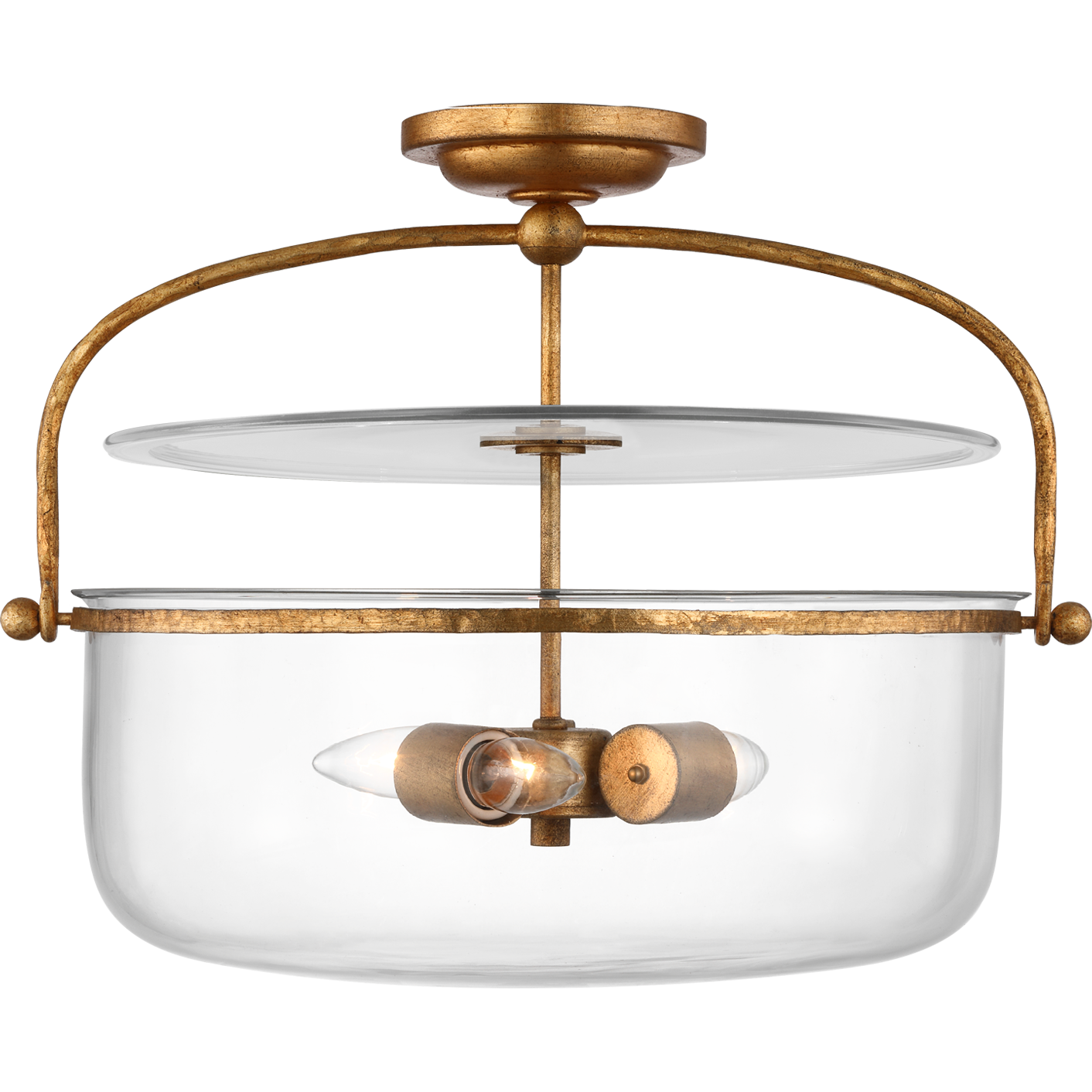 Lorford Medium Semi Flush Mount Lantern