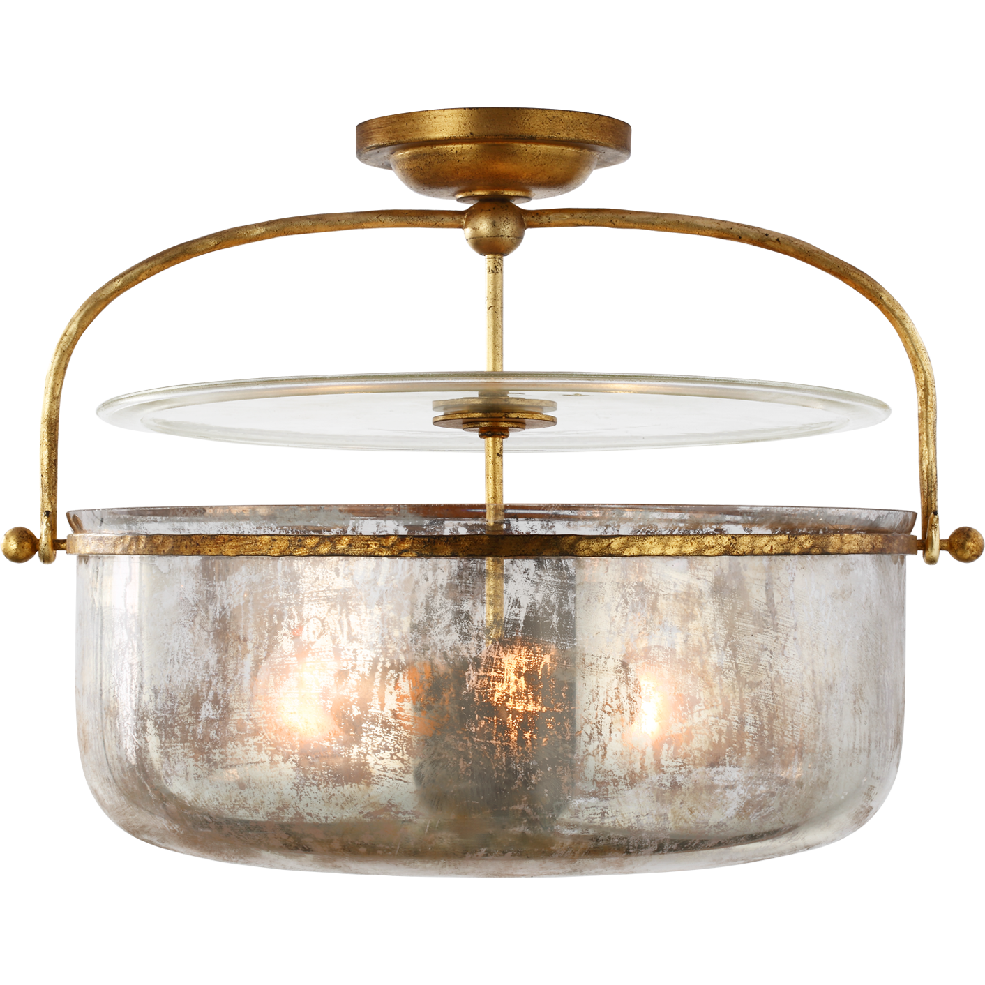 Lorford Medium Semi Flush Mount Lantern