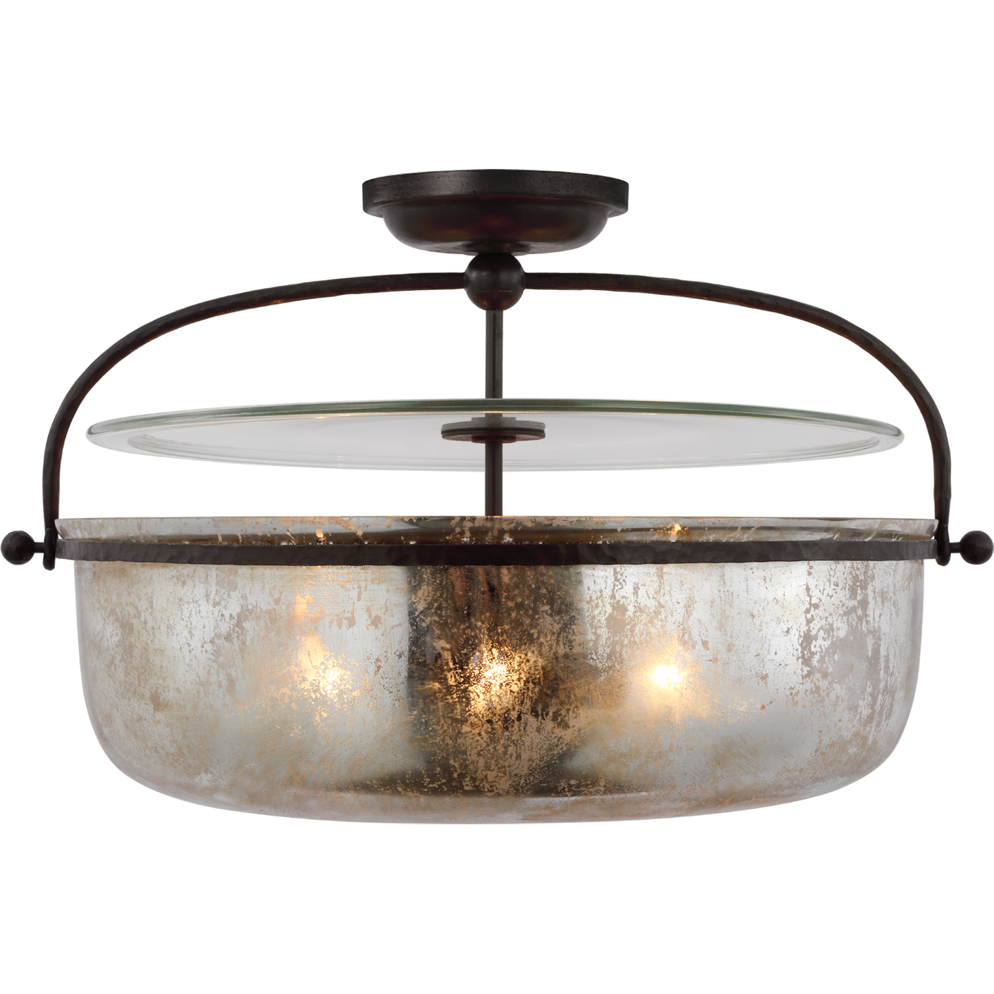 Lorford Large Semi Flush Lantern