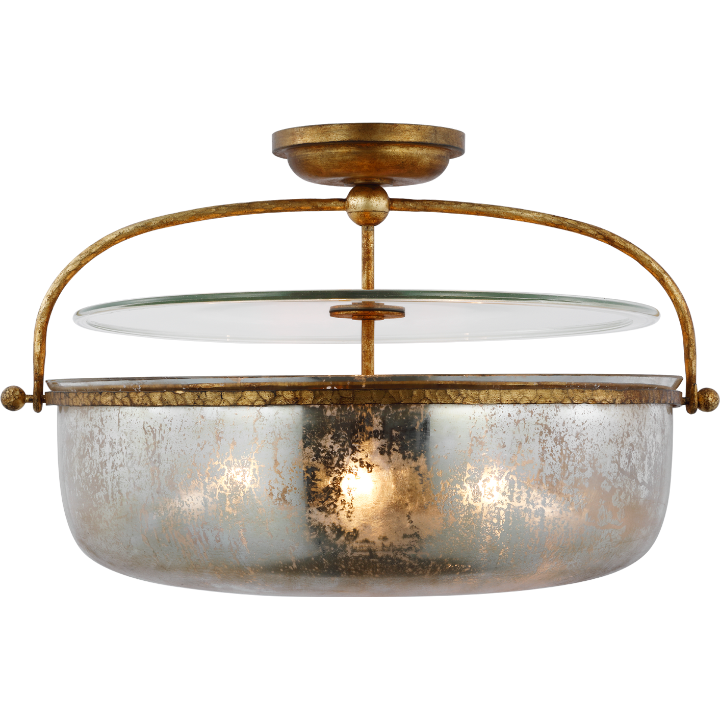 Lorford Large Semi Flush Lantern