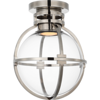 Gracie 10" Captured Globe Flush Mount