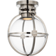 Gracie 10" Captured Globe Flush Mount